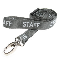 Staff Lanyard With Metal Clip