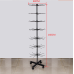 Floor Standing Lanyard Display With 70 Hooks