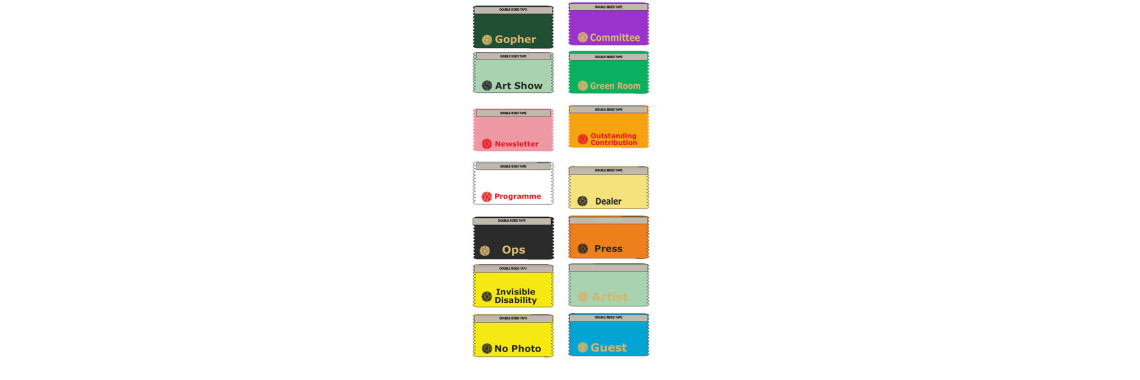 Custom Badge Ribbons - Horizontal