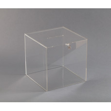 Large Plastic Cube Collection Box