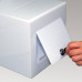 Lockable Ballot Box In Opaque Acrylic