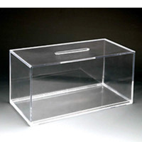 Small Clear Acrylic Suggestions Box