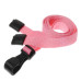 Plain Lanyard With Plastic J-clip And Safety Breakaway