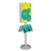 Free Standing Leaflet Poster Display