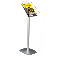 Freestanding A4 Catalogue Dispenser With Or Without Header