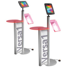 iPad Display Stand with Podium and Brochure Holder