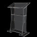 Acrylic Lectern or Podium With Frosted Front Panel