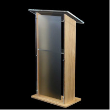 Acrylic and Hardwood Stage Lectern