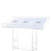 Floor Standing Clear Acrylic Podium Lectern