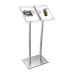 Twin A4 Lectern or Podium Steel and Acrylic