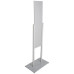 Tempered Glass and Steel Contemporary Podium/Lectern