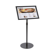 Adjustable Black Floor Standing Snap Frame