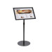 Adjustable Black Floor Standing Snap Frame