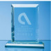 Award Plaques In Jade, Clear and Smoked Glass