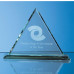 Award Plaques In Jade, Clear and Smoked Glass