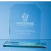 Award Plaques In Jade, Clear and Smoked Glass