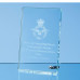 Award Plaques In Jade, Clear and Smoked Glass