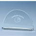 Award Plaques In Jade, Clear and Smoked Glass