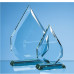 Award Plaques In Jade, Clear and Smoked Glass