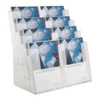 Multiple Size 4 Tier Brochure Holder