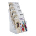 Leaflet Holder Four Tier Portrait