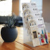 Leaflet Holder Four Tier Portrait