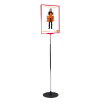 Show Card or Poster Stand With Heavy Round Base