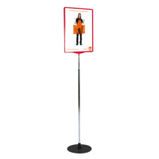 Show Card or Poster Stand With Heavy Round Base