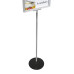 Heavy Duty Aluminium Show Card Stand A2 Size out of stock