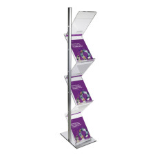 Magazine Zig Zag Brochure Display Unit