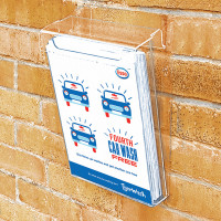 Acrylic Leaflet Holder For Outdoor Use