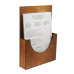 Wooden Leaflet Brochure Holder