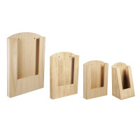 Light Oak Menu Or Leaflet Holder