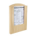 Light Oak Menu Or Leaflet Holder