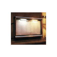 Illuminated Restaurant Menu Case Battery Operated