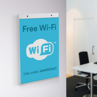 Acrylic Poster Holder Wall Mounted 3 Sizes