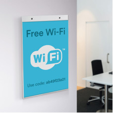 Acrylic Poster Holder Wall Mounted 3 Sizes