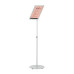 Black Height Adjustable A4 Poster Display Stand