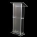 Folding Acrylic Podium with Frosted Front