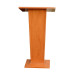 Tapered Column Solid Wood Mahogany Lectern