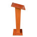 Tapered Column Solid Wood Mahogany Lectern