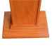 Tapered Column Solid Wood Mahogany Lectern