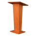 Tapered Column Solid Wood Mahogany Lectern