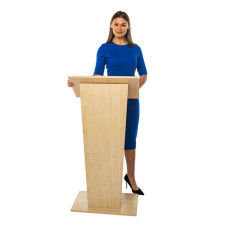 Wooden Lectern Black Ash Or Maple Finish