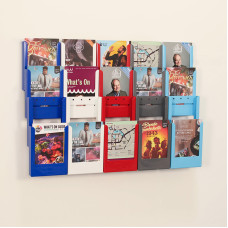 Wall Mounted Coloured Leaflet Brochure Holder