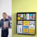 Multi Pocket Wall Mounted Brochure Dispenser