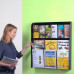 Multi Pocket Wall Mounted Brochure Dispenser