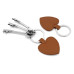 Heart Shaped Key Rings